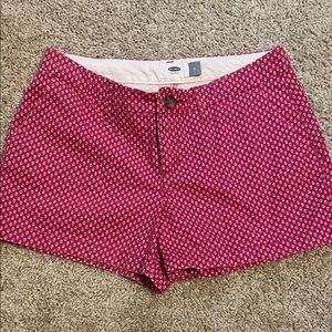 Old Navy Women's Pink Floral Bermudas Size 0